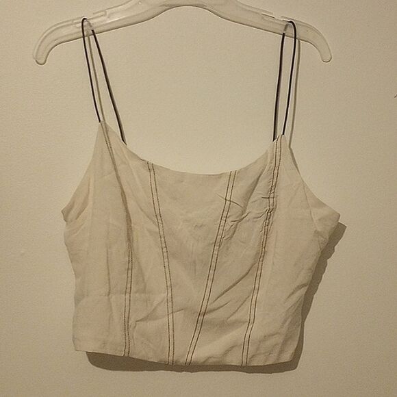 NWT Cropped Spaghetti Strap Tailored Tank!* - Picture 2 of 7